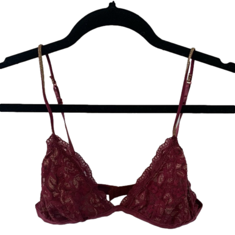 VINTAGE | Lace Bralette with gold detailing​